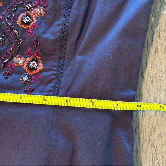 NWT Antonio Melani Havana Nights Dress in Espresso, size 4, Embroidered Beaded - Picture 12 of 13